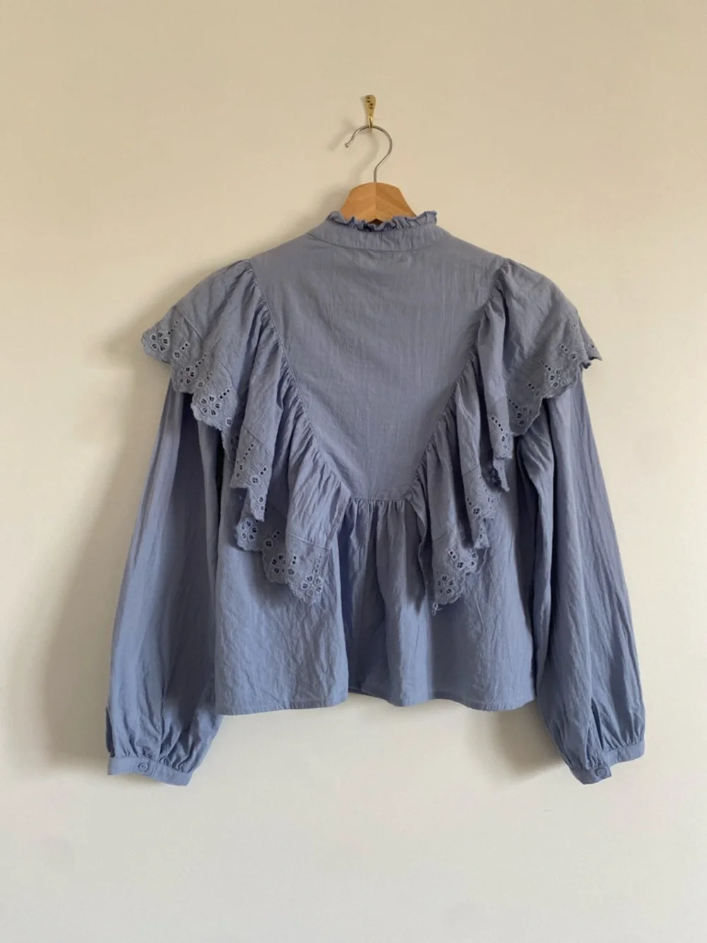 Dèluc | Ruffle Bib Blouse | Size XS - Picture 7 of 7